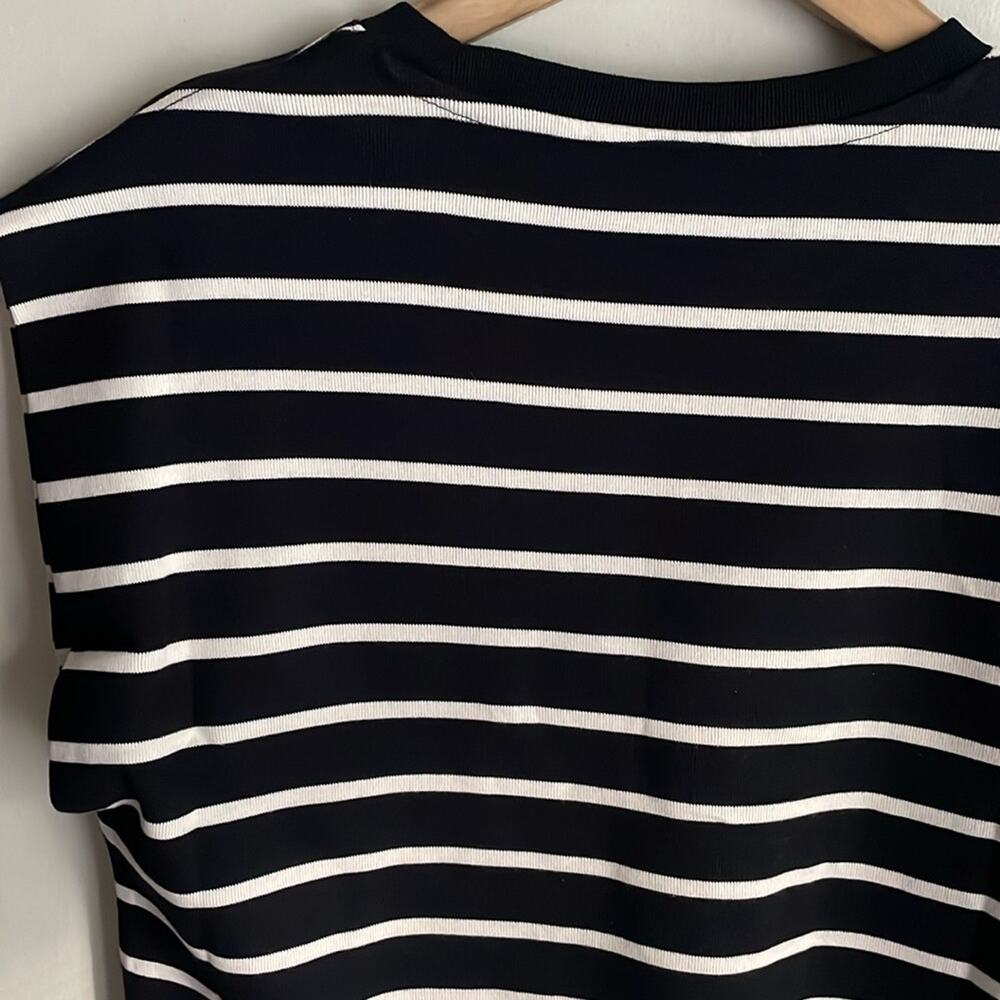 Mango Shoulder pad striped t-shirt - Picture 10 of 16